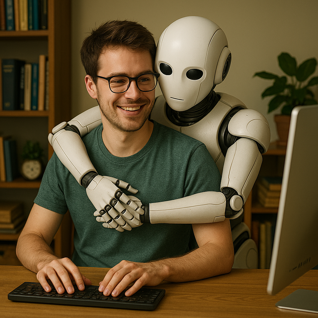My new friend is a robot
